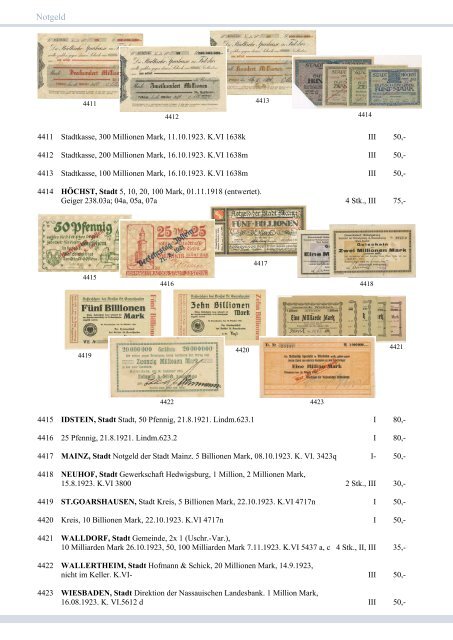 79. Auktion - Banknoten-Spezial  - Emporium Hamburg