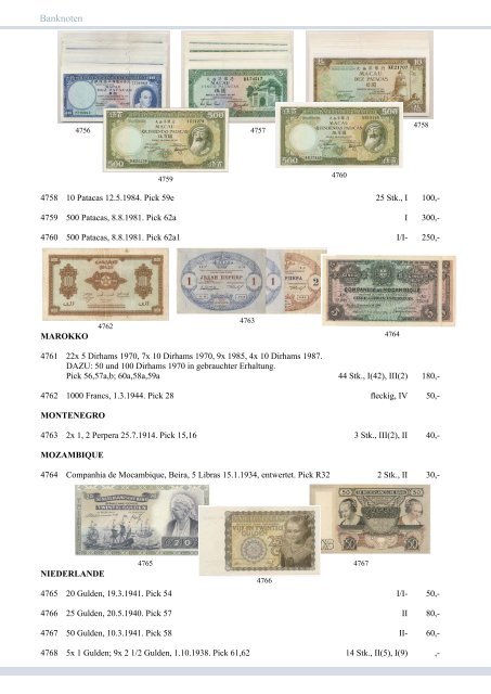 79. Auktion - Banknoten-Spezial  - Emporium Hamburg