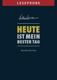 Leseprobe HEUTE-Buch Design-Edition