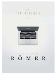 Römer Studienheft Adventjugend