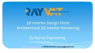 3D Interior Design Firms Architectural 3D Interior Rendering