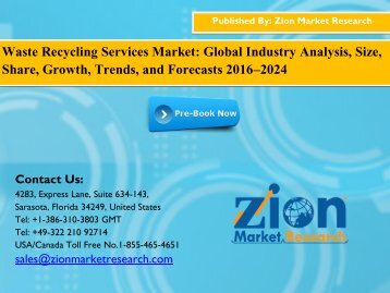Waste Recycling Services Market