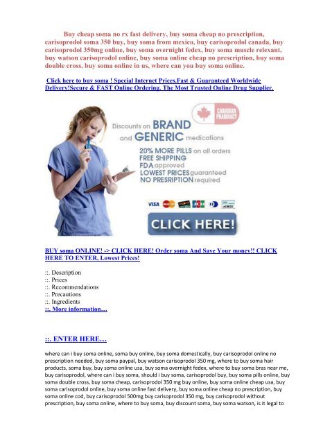 Where to buy carisoprodol