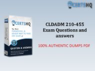 Download REAL 210-455 Exam PDF Practice Test
