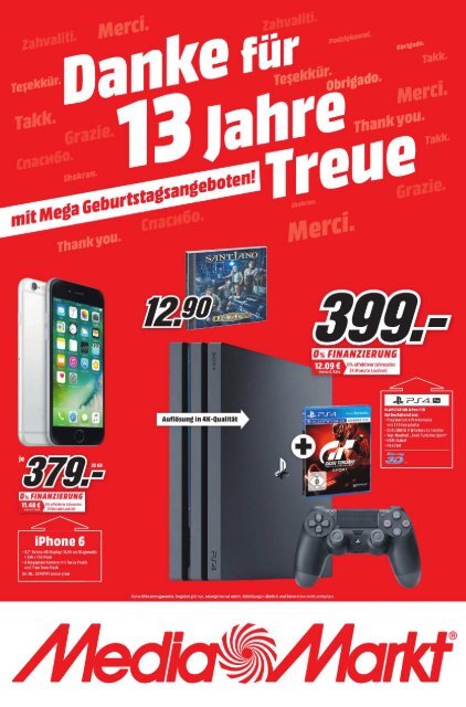 13. Geburtstag Media Markt Dessau