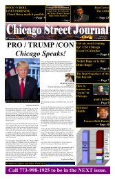 TRUMP - April 14, 2017 Edition of Chicago Street Journal