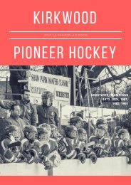 Pioneer Hockey Ad Book 2107-18 Season