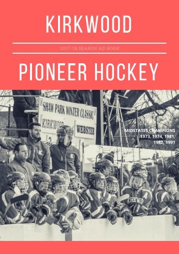 Pioneer Hockey Ad Book 2107-18 Season