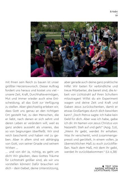 Elim Magazin November / Dezember 2017