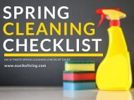 Spring Cleaning Checklist PDF By Eunike Living