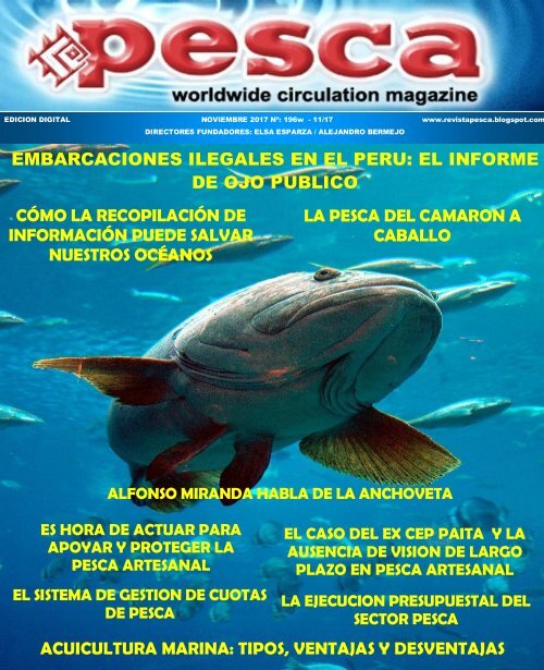 REVISTA PESCA NOVIEMBRE 2017