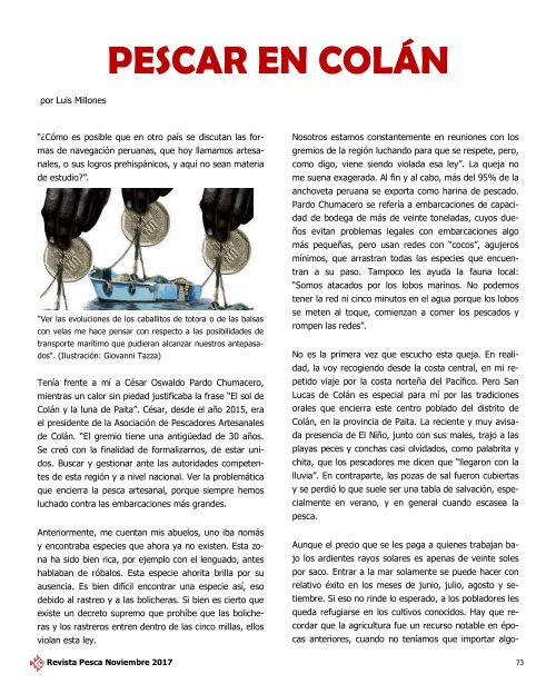 REVISTA PESCA NOVIEMBRE 2017