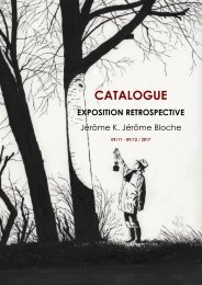 Catalogue de l'exposition rétrospective  Jérôme K. Jérôme Bloche