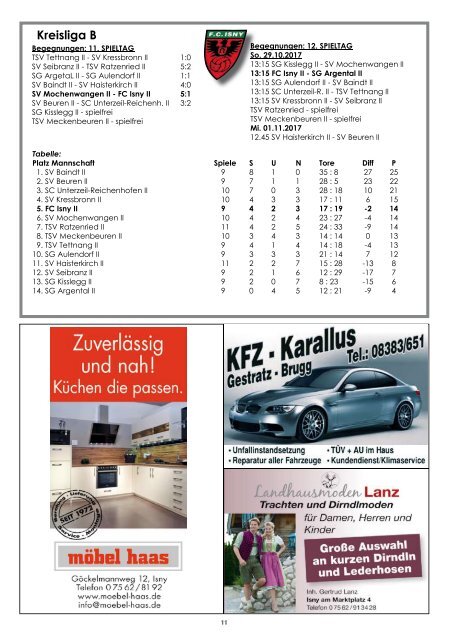 6. Ausgabe Stadionzeitung 2017/18