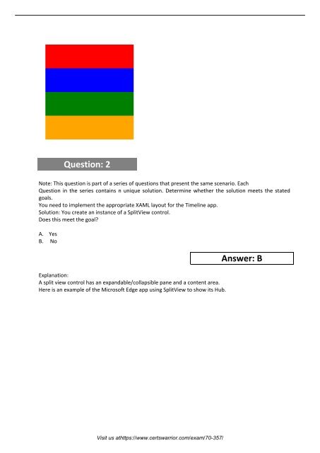 70-357 Exam Practice Software