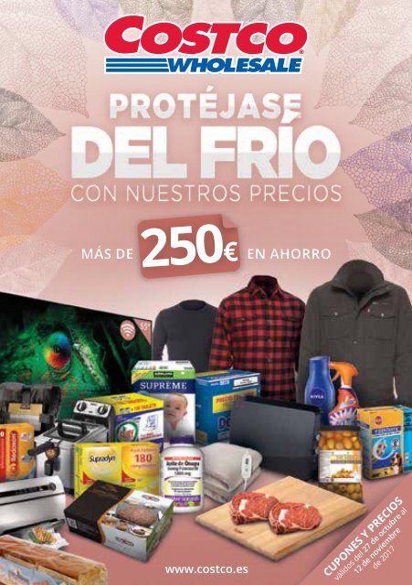 Catálogo Costco Wholesale_Protéjase del frío hasta 12 de Noviembre 2017