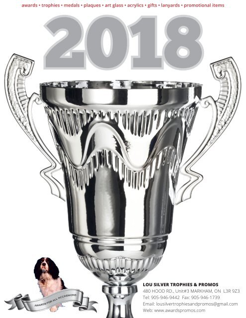 2018 Lou Silver Trophies Catalog
