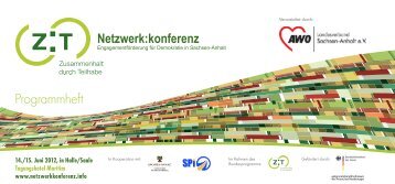 Netzwerk:konferenz - AWO Sachsen-Anhalt