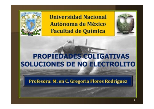 PRESENTACIONPROPIEDADESCOLIGATIVASDENOELECTROLITOS_21076