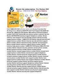 Cont 1800 570 1233 Norton Antivirus not protected error scanning error