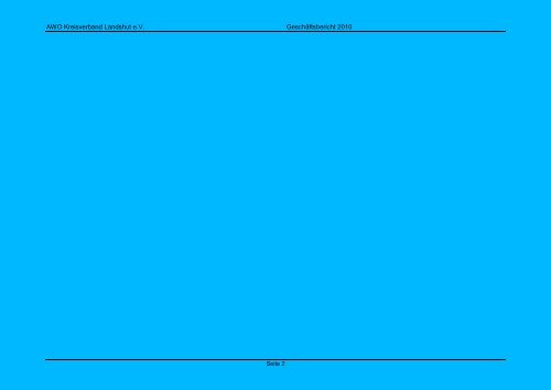 Geschäftsbericht 2010 - AWO Bezirksverband Niederbayern ...