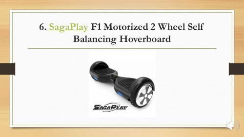 Self Balancing Hoverboards