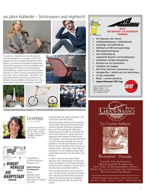 wasistlos Bad Füssing-Magazin November 2017