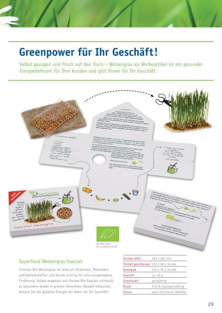 Ökologische Werbeartikel Katalog 