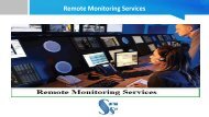 remote monitoring services