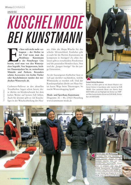 Pinneberger SCHNACK November/Dezember 2017 3. Ausgabe