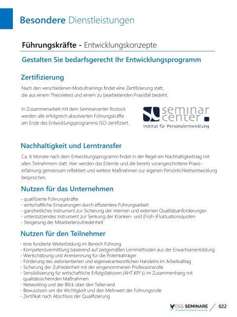 Leistungskatalog 2018