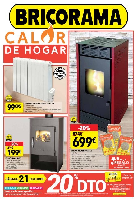 Catálogo BRICORAMA CALOR DE HOGAR hasta 4 de Febrero 2018