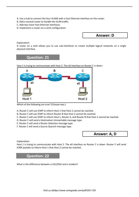 200-125 Exam Questions
