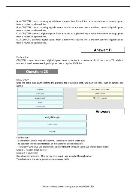 200-125 Exam Questions