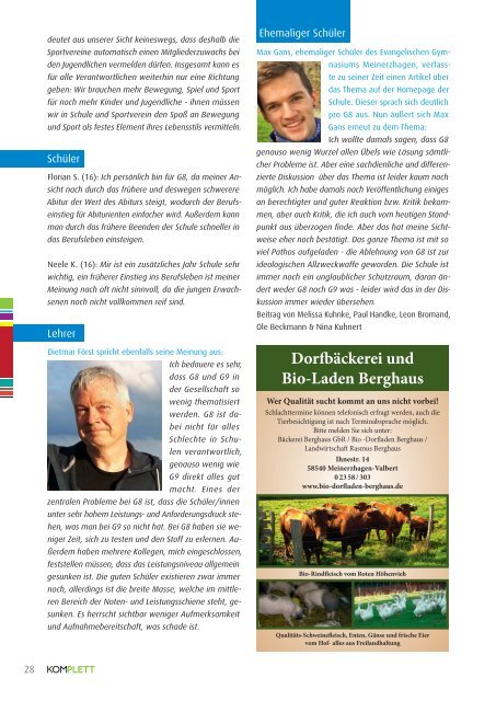 Komplett. Das Sauerlandmagazin. Zwischen Volme und Lister. Ausgabe Herbst 2017