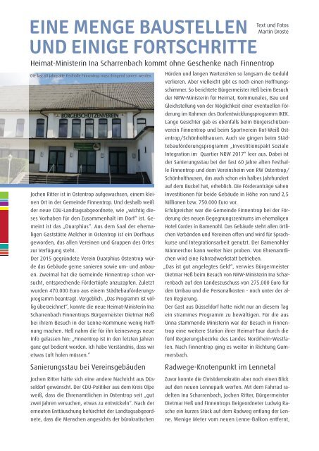 Komplett. Das Sauerlandmagazin. Zwischen Verse und Sorpe. Ausgabe September/Oktober 2017