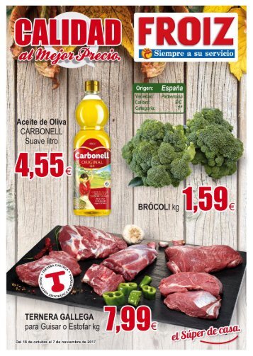 Supermercado FROIZ Folleto-Web hasta 7 de Noviembre 2017