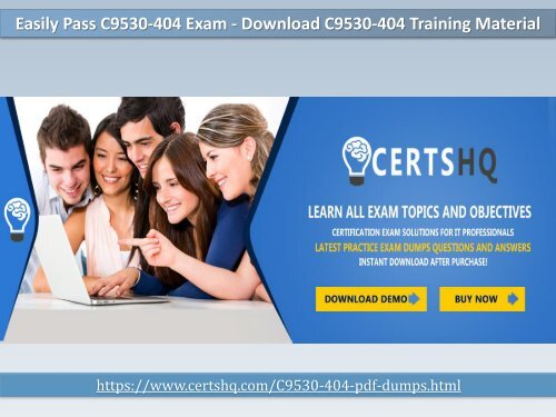 Get REAL C9530-404 Test PDF Exam Dumps