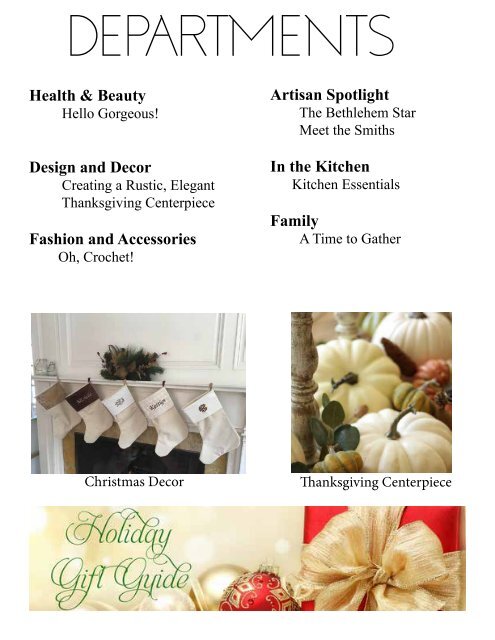 Your Handmade Home Magazine November 2017