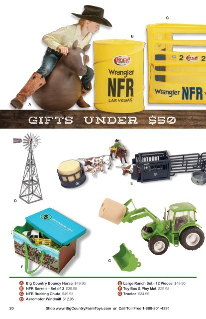Big Country Farm Toys Christmas Catalog