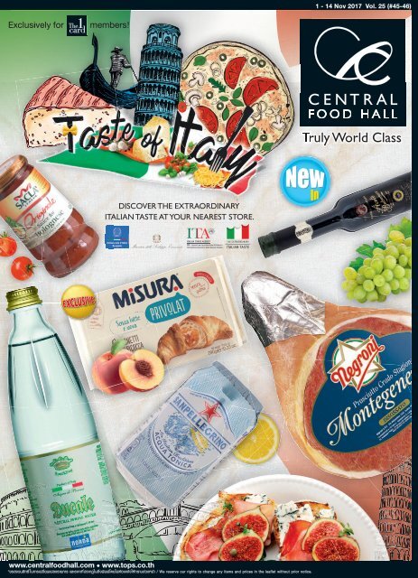 Central Food Hall Brochure #45-46