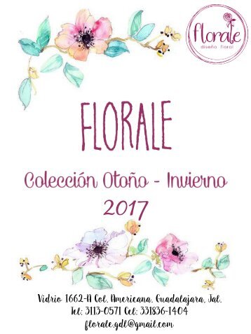 CATALOGO FLORALE OTOÑO INVIERNO