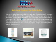 Buy Skin Care Products