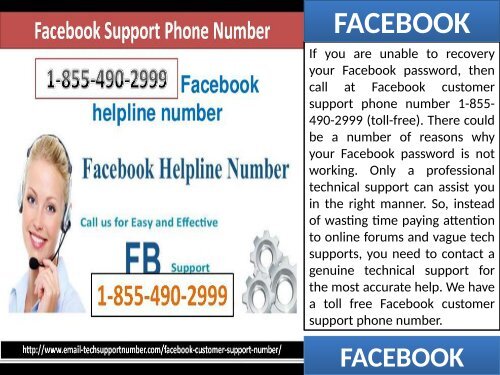 Dial 1-855-490-2999 Facebook Customer Support Phone Number To Deal With The Problems