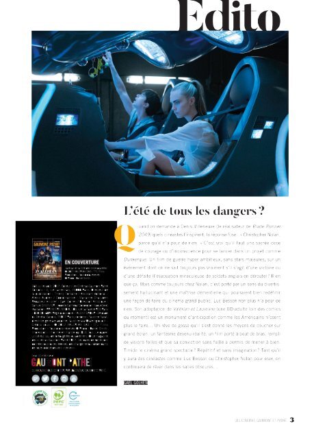 Gaumont Pathé! Le mag - Juillet - Août 2017