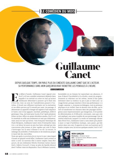 Gaumont Pathé! Le mag - Septembre 2017