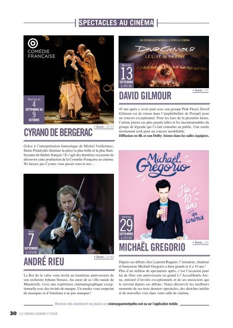 Gaumont Pathé! Le mag - Septembre 2017