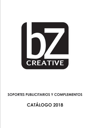 Catálogo 2018 SOPORTES PUBLICITARIOS