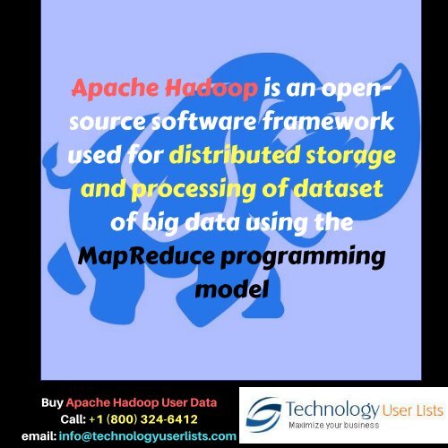 Hadoop User Data