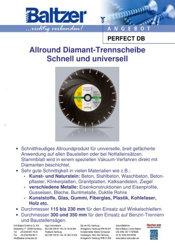 DRONCO Perfect DB - Emil Baltzer Verbindungstechnik